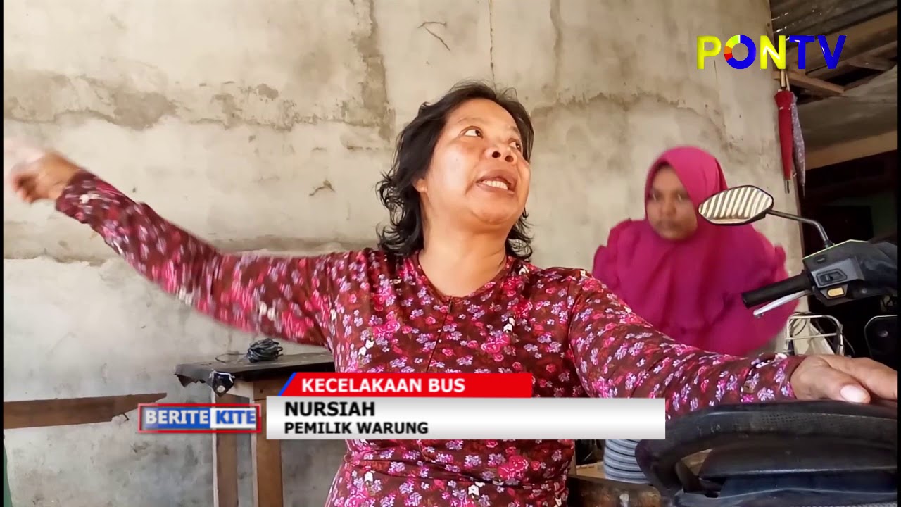 korban kerugian tabrakan bus