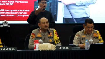 konfrensi pers akhir tahun 2025 polda kalbar
