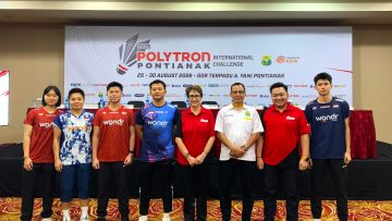 polytron bulu tangkis badminton pontianak